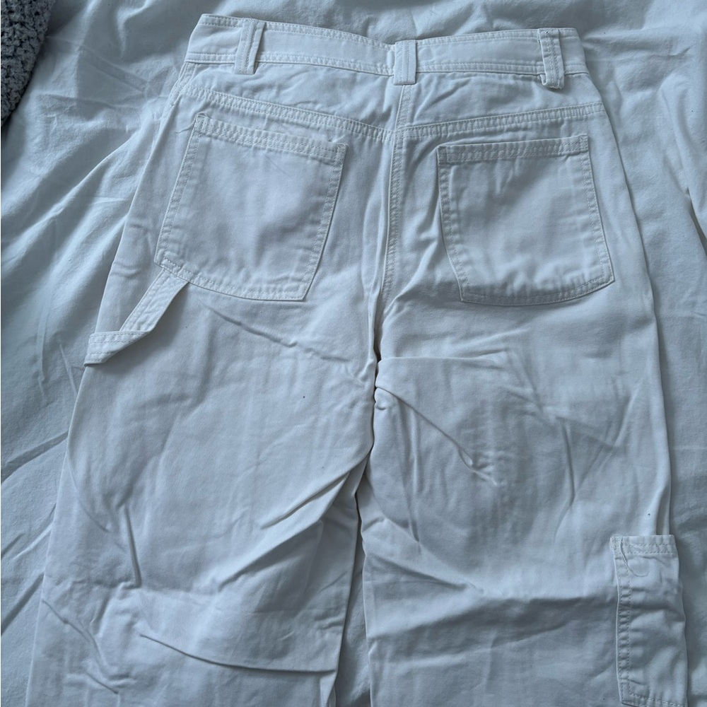 Sunday Best White Cargo Pants